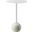 Aliza Marble Round Side Table In White