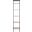 Allaire 5 Tier Leaning Etagere in Natural and Charcoal