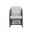 Allariz Dining Armchair In Light Grey