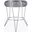 Allen Decorative Wire Accent Table In Nickel