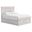 Allihauser Twin Panel Bed with 3 Storage In White Wash