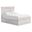 Allihauser Twin Panel Bed with Storage In White Wash