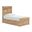Allihauser Twin Panel Storage Bed In Tan