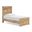 Allihauser Twin Panel Storage Bed In Tan