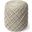 Allium Handwoven Wool Cylindrical Pouf In Oatmeal