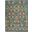 Allur 3' x 5' Indoor Rug In Ivory and Turquoise