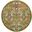 Allur 5'3" x 5'3" Round Indoor Rug In Ivory and Sage