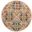 Allur 5'3" x 5'3" Round Indoor Rug In Ivory Multi