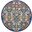 Allur 5'3" x 5'3" Round Indoor Rug In Navy Multi