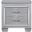 Allura Silver Nightstand