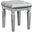 Allura Silver Vanity Stool