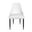 Allure Modern Dining Chair In White