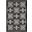 Aloha 2'8" x 4' Contemporary Rug In Black White