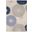 Aloha 2'8" x 4' Modern Rug In Blue Grey