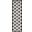 Aloha 2' x 6' Modern Rug In Black White