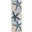 Aloha 2' x 6' Coastal Rug In Blue Grey