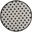 Aloha 4' x 4' Round Modern Rug In Black White