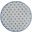 Aloha 4' x 4' Round Modern Rug In Blue Grey