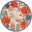 Aloha 5'3" x 5'3" Round Outdoor Rug In Ivory Multi
