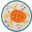 Aloha 5'3" x 5'3" Round Rug In Teal and Multicolor