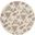 Aloha 7'10" x 7'10" Round Farmhouse Rug In Beige