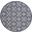 Aloha 7'10" x 7'10" Round Contemporary Rug In Blue