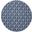 Aloha 7'10" x 7'10" Round Tropical Rug In Blue