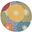 Aloha 7'10" x 7'10" Round Modern Rug In Multicolor