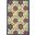 Aloha Blue and Multicolor 2'8" x 4' Contemporary Area Rug
