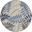 Aloha Grey and Blue 4' x 4' Round Area Rug