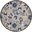 Aloha Natural and Blue 4' x 4' Round Area Rug