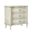 Alois 3-Drawer Nightstand In White