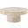 Alora Indoor - Outdoor Patio Concrete Round Coffee Table In Honey Onyx