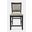 Altamonte Upholstered Counter Stool Set of 2 In Dark Charcoal