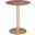 Alto Bistro Table In Brown and Gold