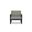 Alto Club Chair In Canvas Charcoal and Black