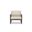 Alto Club Chair In Canvas Flax and Slate
