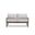 Alto Loveseat In Cast Silver and Slate