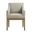 Alton Fabric Upholstered Dining Armchair In Natural and Linen