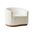 Alva Swivel Armchair In Ivory