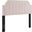 Alyona Channel Tufted Performance Velvet Full/Queen Headboard In Pink