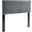 Alyson Charcoal Angular Channel Tufted Performance Velvet King / California King Headboard