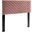 Alyson Dusty Rose Chevron Tufted Performance Velvet Full / Queen Headboard