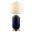 Amaia Glass Table Lamp in Navy