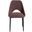 Amalfi Fabric Modern Dining Chair In Plum Purple
