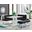 Amanda 3-Piece Black Rectangular Dining Set