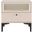 Amara Nightstand In Pale Rose and White