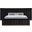 Amara Velvet Upholstered King Bed In Black