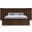 Amara Velvet Upholstered King Bed In Brown