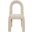 Amari Chenille Fabric Dining Chair Set of 2 In Beige Chenille